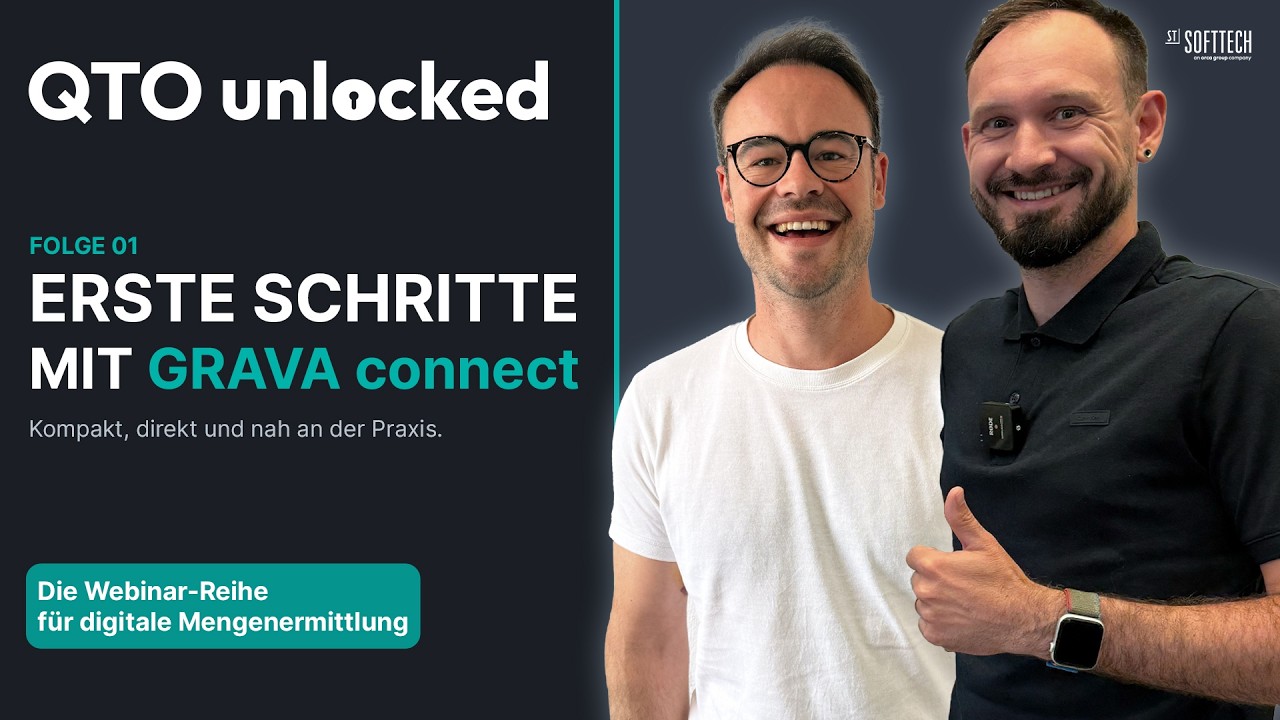 QTO unlocked: Das Format, das Team und der erste Schritt mit GRAVA connect | Folge 01